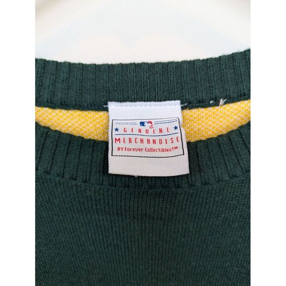 Oakland Athletics Genuine Merchandise Ugly Christmas Sweater Elephants Novelty L - Picture 3 of 5